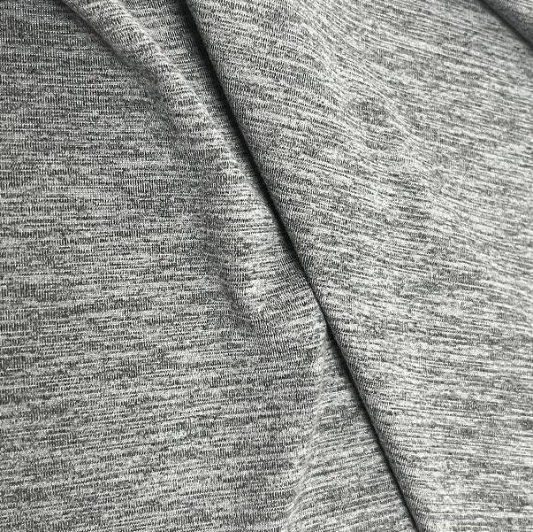 cation polyester spandex double sides bushed single jersey fabric